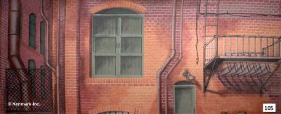 Brick Wall Alleyway