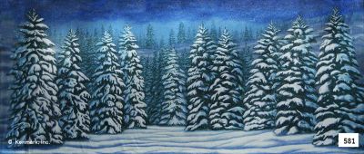 Snow Forest  19.2 x 45